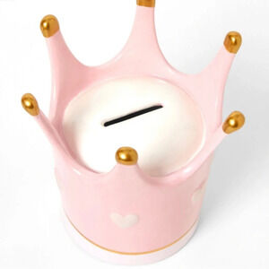 Claire's Crown Ceramic Bank